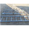 Image 2 : (3) 8' Aluminum Extension Ladder Sections & 6' Aluminum Step Ladder