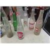 Image 2 : 24 Old Pop Bottles & Pepsi Crate ; Drewerys, Old Cola, Red Rock, Sun Crest, Superior, 