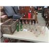 Image 1 : 24 Old Pop Bottles & Pepsi Crate ; Stubby, Superior, Double Cola, Wynola, 2Way, 