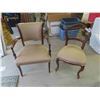 Image 1 : Ladies + Gentlemen Parlour Chairs with Solid Wood Frame and Matching Upholstery