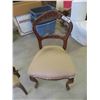 Image 2 : Ladies + Gentlemen Parlour Chairs with Solid Wood Frame and Matching Upholstery