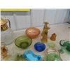 Image 3 : Various Glassware - Variety of Color, some Old , some New