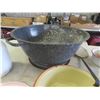 Image 2 : Granite Bread Bowls, Enamel Wear Pitcher, Basin , plus more