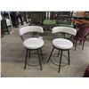 Image 1 : 2 Swivel Bar Stools