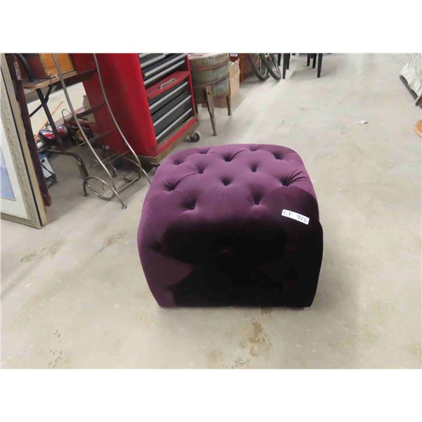 Ottoman Deep Purple 18  x 23  x 25  