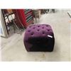 Image 1 : Ottoman Deep Purple 18" x 23" x 25" 