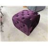 Image 2 : Ottoman Deep Purple 18" x 23" x 25" 