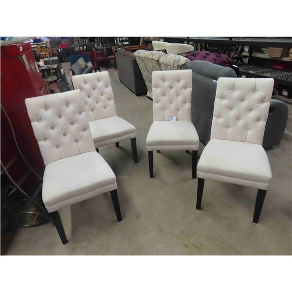 4 Button Back Dining Room Chairs