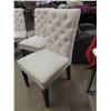 Image 2 : 4 Button Back Dining Room Chairs