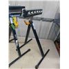 Image 3 : Workmate Table & 2 Mastercraft Adjustable Roller Stands