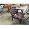 Image 2 : 4 Wooden Patio Chairs & Table 25" x 33" x 33" 