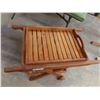 Image 2 : Deck Server with Removable Top Tray - Believed to be Cedar ? 21" x 30" x 36" 