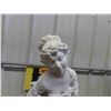 Image 2 : Cement Lawn Ornament - Lady 29" Tall 