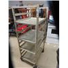 Image 1 : Restaurant Tray Stand on Casters with 4 Trays 20" x 26" x 59" 