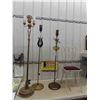 Image 1 : 3 Vintage Floor Lamps & Wrought Iron Chair