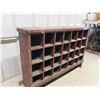 Image 2 : 28 Pigeon Hole Wooden Organizer 8.5" x 25" x 35.5" 