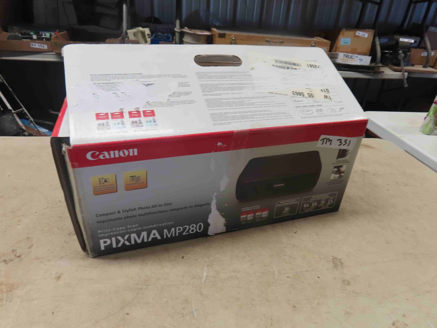 Canon Pixma MP280 Printer - Used Very Little - McSherry Auction Service ...