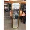 Image 1 : Bevelled Mirror with Gold Frame 15" x 55" 