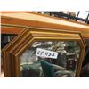 Image 2 : Bevelled Mirror with Gold Frame 15" x 55" 