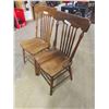 Image 3 : 2 Matching Press Back Kitchen Chairs