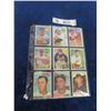 Image 1 : Sheet of Vintage Baseball Cards Topps -1960's Era