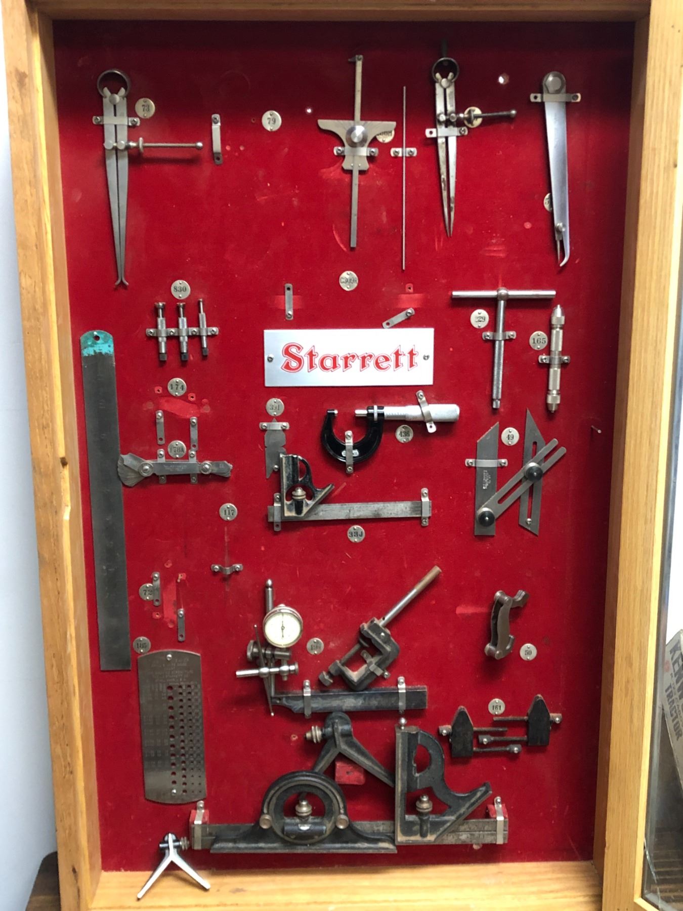 Starrett Layout Tools Starrett Tool Display - Circa 1975
