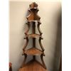 Image 2 : Corner Walnut Shelf - approx. 6ft tall