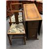 Image 1 : Drop-leaf gate leg table w/2 chairs - Circa 1940 - approx. 36in x 60in