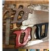 Image 2 : Large group of Hand Saws & framing squares