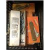 Image 2 : Group of 2 boxes - includes box of heavy robe & Hilti bolts