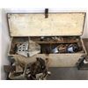 Image 1 : Tool chest w/2 pails of cement & tile tools