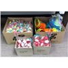 Image 1 : Group lot of misc. fishing items - includes approx 93 Multi-color torpedo's floats / spinning floats