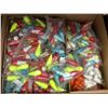 Image 2 : Group lot of misc. fishing items - includes approx 93 Multi-color torpedo's floats / spinning floats
