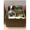 Image 1 : 2 boxes full of assorted fishing items - includes King Fisher power line roller - EY70R / Carbotex p