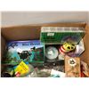 Image 2 : 2 boxes full of assorted fishing items - includes King Fisher power line roller - EY70R / Carbotex p