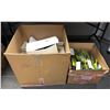 Image 1 : 2 boxes full of assorted fishing items - includes 360 hoochy's / wizard lures 310-14 / enticers 1 oz