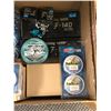 Image 2 : 3 boxes full of assorted fishing items - includes approx 20 NEW fishing tackle fly reels - f140 / 30