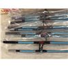 Image 3 : Large group of assorted fishing rods - includes approx 10 Eagle Claw superior quality high modulus g