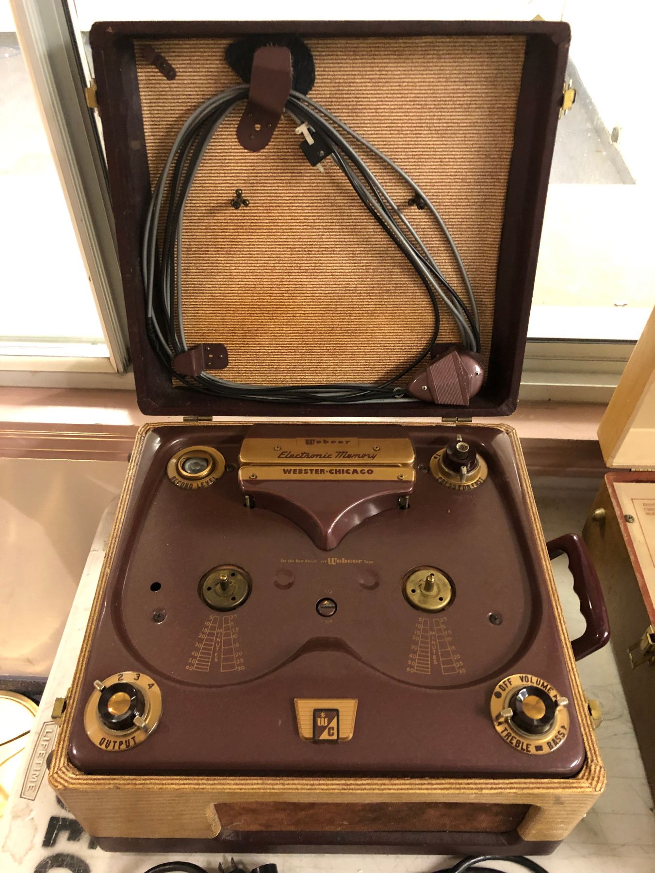 Vintage Webcor Electronic memory Reel-to-Reel machine- model: 210-1