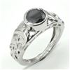 Image 2 : $400 Silver Certified Black Moissanite ( Round 7.5 Mm)(4.2ct) Rhodium Plated Test And Looks Better T