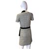 Image 2 : Maje Renala Belted Tweed Mini Black/White Dress - size 34 (retail $475)