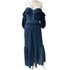 Image 1 : Self-Portrait Blue Cold-Shoulder Women's Dress - size US 2