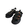 Image 2 : Pair of Ganni Black Leather Women's Sandals - size 39