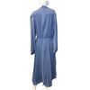 Image 2 : Mikael Aghal Blue Women's Pleated Midi Dress - size 4