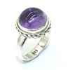 Image 2 : Silver Amethyst(5.5ct) Ring (~weight 5.5g)