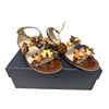 Image 1 : Pair of Prada Milano ladies sandals (size 36 1/2) w/ box - like new Made in Italy