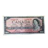 Image 1 : 1954 Bank of Canada $2 banknote - Laminated (FG1656125) - (no tax will be charged for this item)