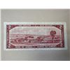 Image 2 : 1954 Bank of Canada $2 banknote - Laminated (FG1656125) - (no tax will be charged for this item)