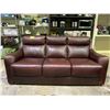 Image 2 : *SOME CONDITION ISSUES* SOFA ITALIA INTERNATIONAL LEATHER SOFA SET INCLUDING; SOFA, LOVE SEAT &