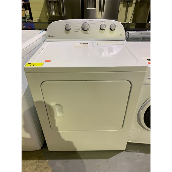 WHIRLPOOL FRONT LOAD DRYER